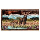 Elk/Deer/Stag Wall Tapestry, 20" x 38"