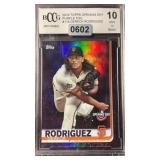 10 Mint Graded Dereck Rodriguez Purple Foil #118