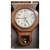 Antique Ingraham Wall Clock - Runs