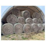 22 - 700 lb Round Bales, Grass Hay; June 2023