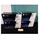 4x New HP Laser Jet Toner Bundle