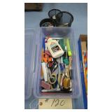 PENS / SCISSORS / ERASERS LOT