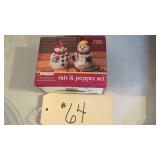 HOLIDAY SALT AND PEPPER SET NEW