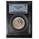 1937 Texas 50c PCGS MS65 Classic Commemorative