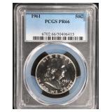 1961 50C PCGS PR66 Franklin Half Dollar