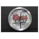 Coors Light Advertising Clock, Working