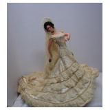17" Lace Dress Flaminco Dancer - Plastic Body
