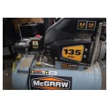 McGraw, 10Gal. Portable Air  Compressor, Working