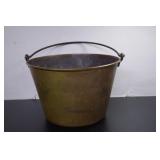 Large Brass Pot With Handles