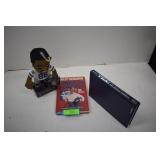 Two Dallas Cowboy Books & Michael Irvin Plush