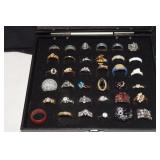 24 Costume Jewelry Rings