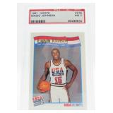 Graded Magic Johnson 1991 Hoops #578 NM 7