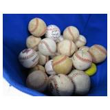 25 Used Hardballs and Softballs