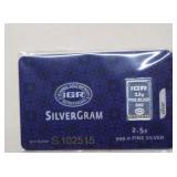 2.5 IGR Silver Ingot  S102515 .999