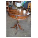 Vintage Duncan Phyfe Style Drum Table