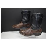 Larry Mahan Alligator Western Boots Size 9.5D