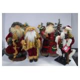 Rustic Santas - Large Cane, Wine Lot of 4