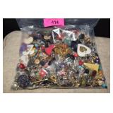 Bag of Beads & Jewelry Making Items