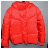 BCB Generation Red Puffy Jacket With Hood Size L