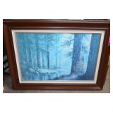 Framed Forest Scene