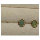 14K & Jade Earrings