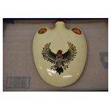 Native American Made Canteen W/Eagle Image