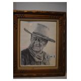 John Wayne Framed Print by Gary Giuffre 24"x29"