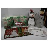 Two Snowman, Light Hangers & More