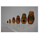 Six Pieces Russian Nesting Matryoshka Dolls