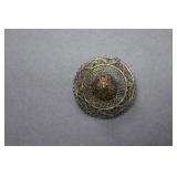 Vtg Filigree Brooch/Pend. Marked Silver Jerusalem