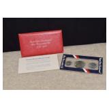 1976 U.S. Bicentennial Silver Unc Set COA&Envelope