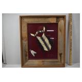 Native American Loop Necklace In Barnwood Frame