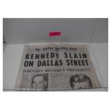 Dallas Morning News Reprint "Kennedy Slain"