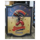 Old Sarotti Chocolate Wood Advertising Sign - NOTE