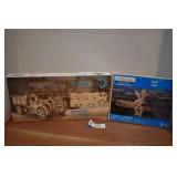 3-D Mechanical Puzzle Truck & Eagle. NIB