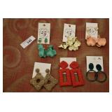 Six Pairs Of New Earrings