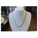 Sterling Herringbone Necklace   11.05g