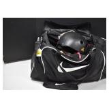 Large Nike Duffle Bag W/ Skates & Gear