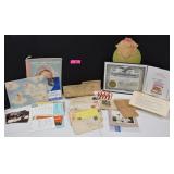 Vtg Stamped Envelopes,Train Tickets, & More