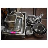 Large Lot of Stainless Restuarant Pans