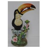 Very Detailed Vintage Porcelain Toucan