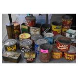 Vtg. Metal Boxes, Coffee Cans & More