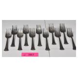 Eleven Silverplate Forks By 1847 Rogers Bros.