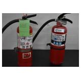 Two Fire Extinguishers