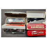 4 Pcs Harmonica Lot