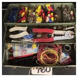 Tool Box Filled with Electrical Supplies