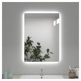 20x28 LED Bathroom Mirror  Lights  Anti-Fog  20x28