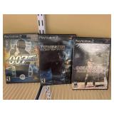 PlayStation two game lot/007 agent under fire,