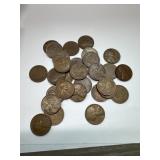 Lot 3 of wheat pennies