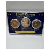 John F Kennedy presidential coin set